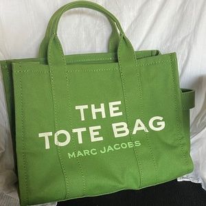 MARC JACOBS the tote bag Small “Aloe” Green Canvas NWOT